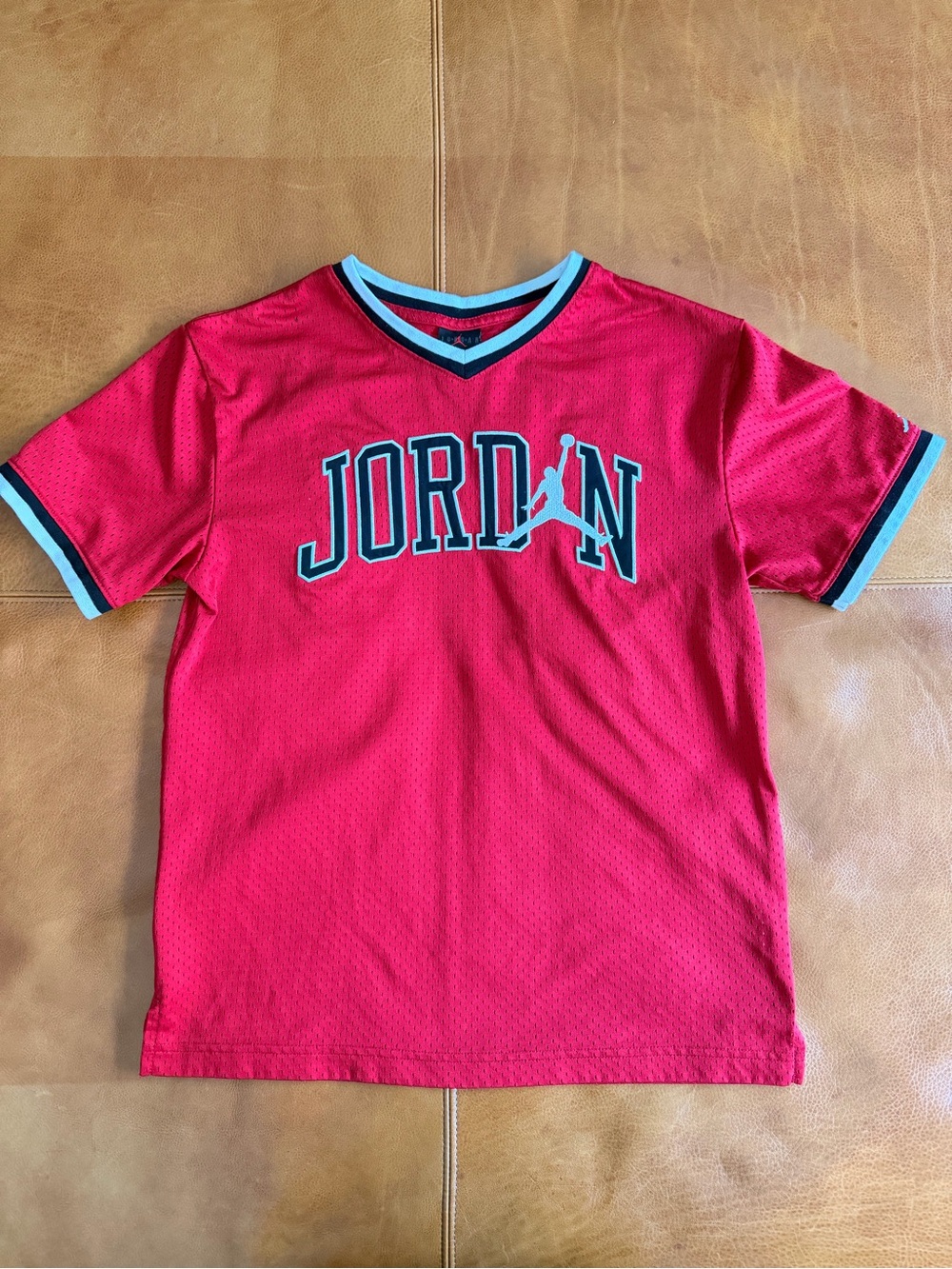 Girls Jordan short sleeve jersey Top